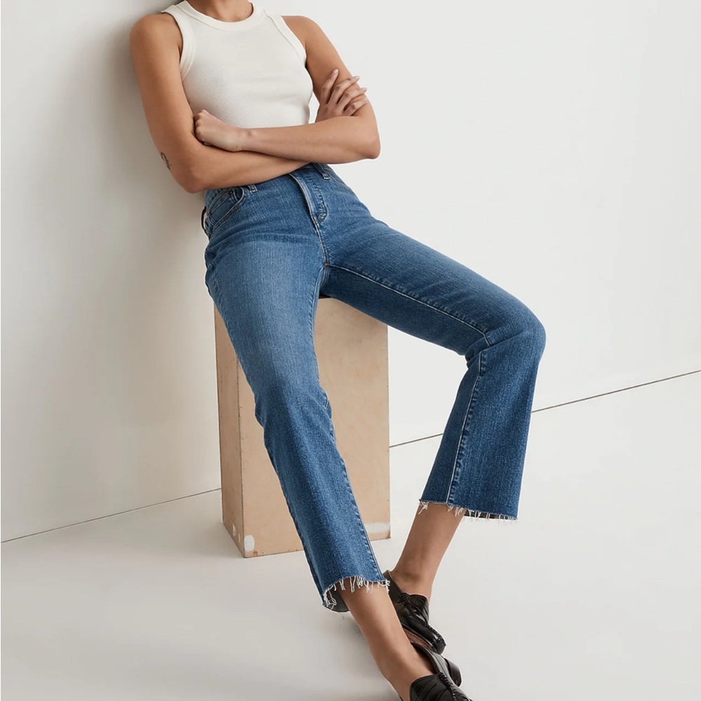 Madewell Kick Out Crop Jeans | Size 30